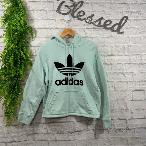 adidas mint green hoodie